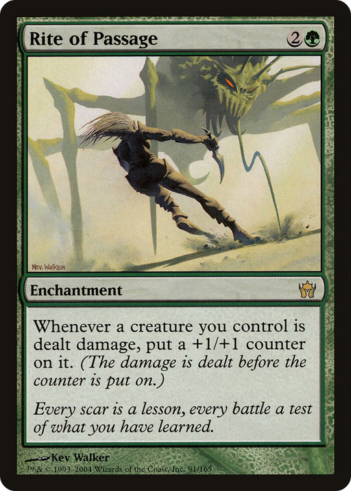 Rite of Passage (5DN-091) [Fifth Dawn] Foil MTG Single Wizards of the Coast
