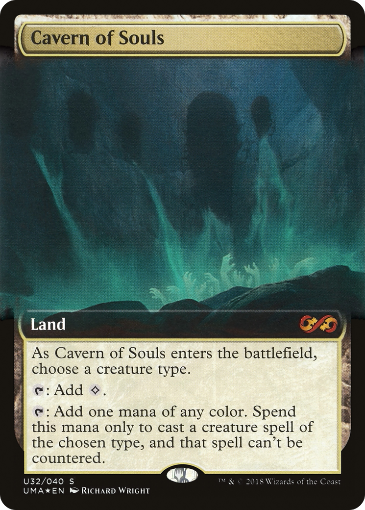 Cavern of Souls (UMA:BT-U32) [Ultimate Box Topper] (Extended Art) Foil MTG Single Wizards of the Coast