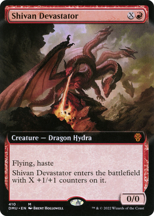 Shivan Devastator (DMU-410) [Dominaria United] (Extended Art) MTG Single Wizards of the Coast
