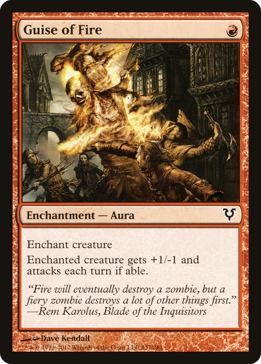 Guise of Fire (AVR-137) [Avacyn Restored] MTG Single Wizards of the Coast