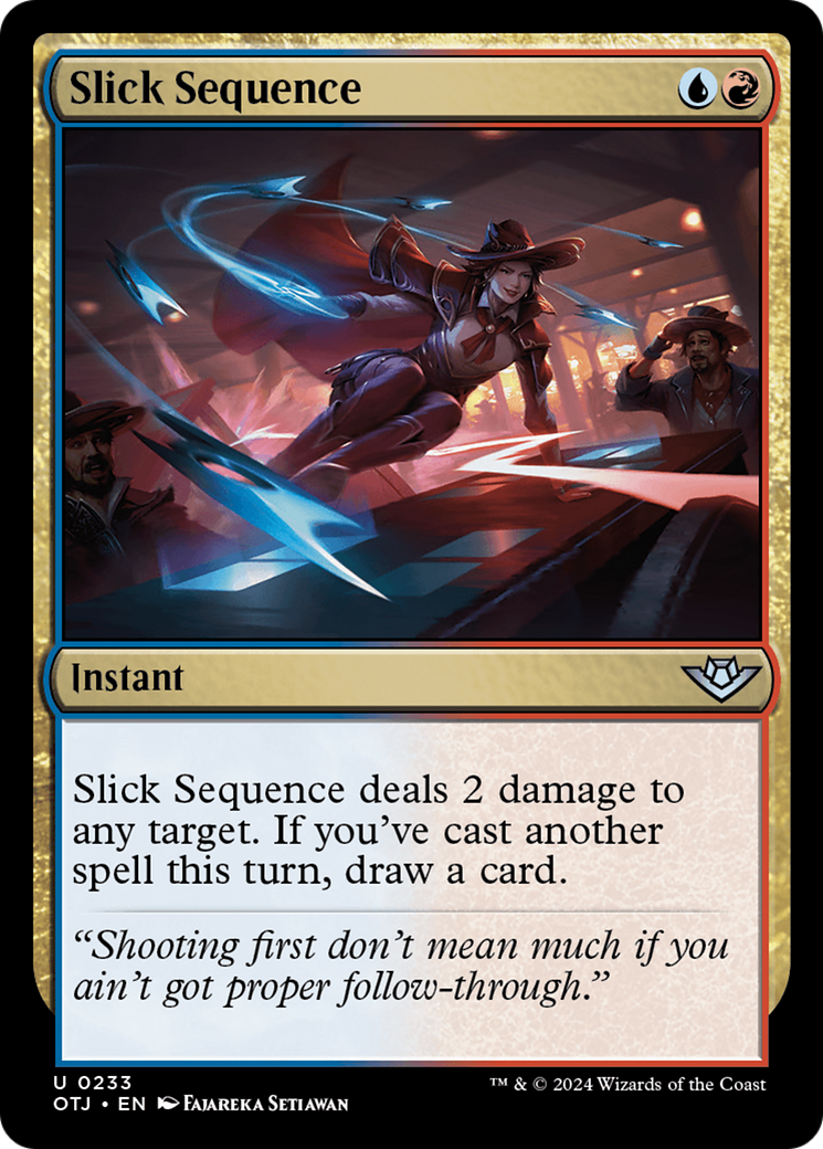 Slick Sequence (OTJ-233) [Outlaws of Thunder Junction] Foil MTG Single Wizards of the Coast