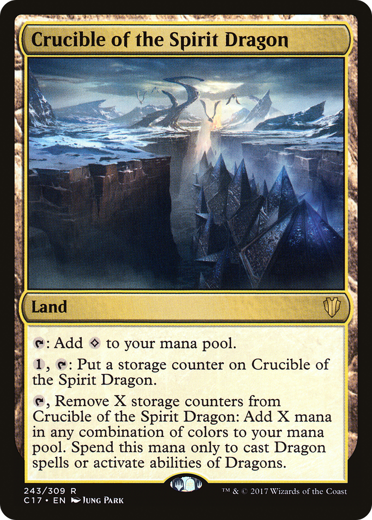 Crucible of the Spirit Dragon (C17-243) [Commander 2017] MTG Single Wizards of the Coast