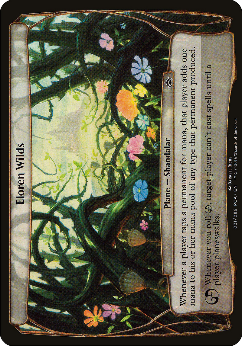 Eloren Wilds (Planechase Anthology) (OVER-) [Oversized] Planechase Anthology Planes MTG Single Wizards of the Coast