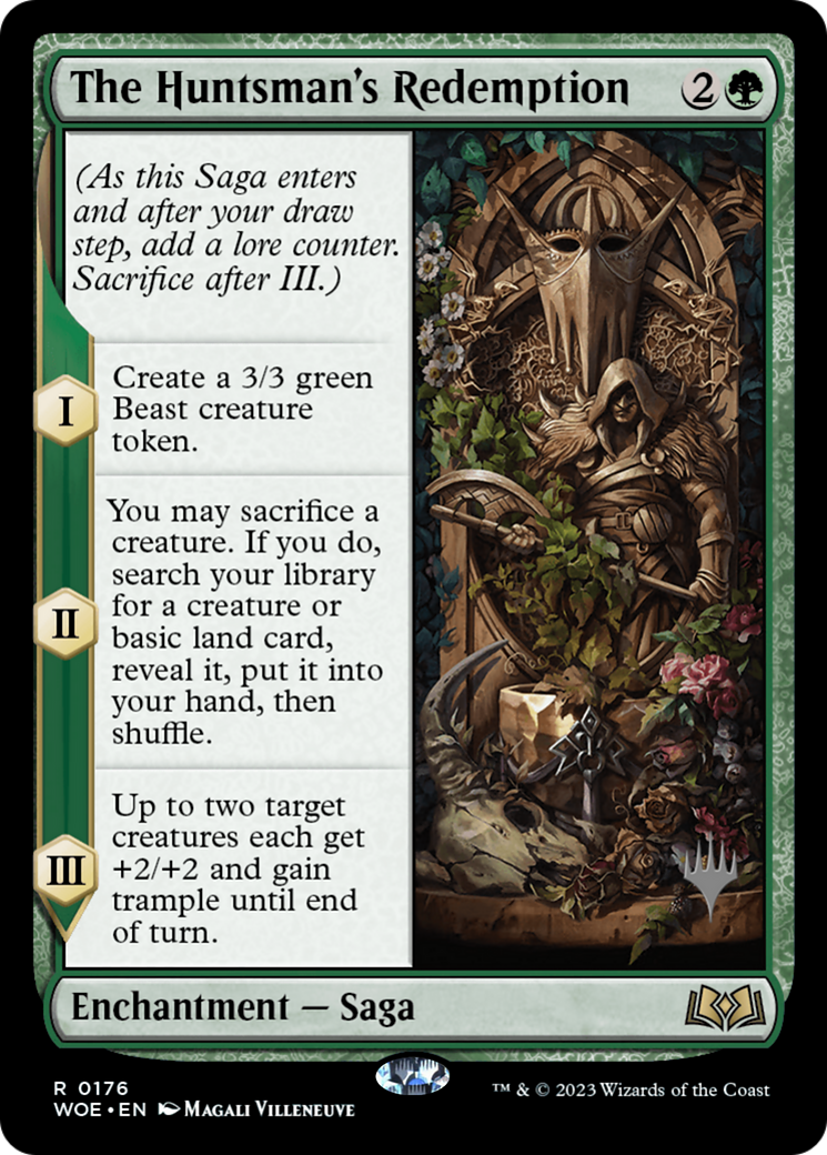 The Huntsman's Redemption (PPWOE-176) [Wilds of Eldraine Promos] MTG Single Wizards of the Coast