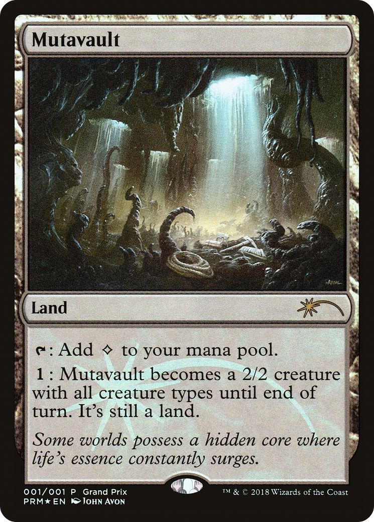 Mutavault (GPP-001) [Misc] Grand Prix Promos Foil MTG Single Wizards of the Coast