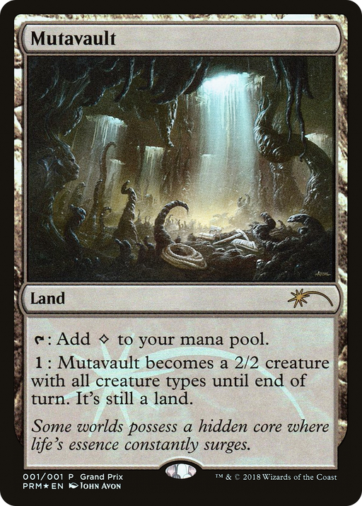 Mutavault (GPP-001) [Misc] Grand Prix Promos Foil MTG Single Wizards of the Coast