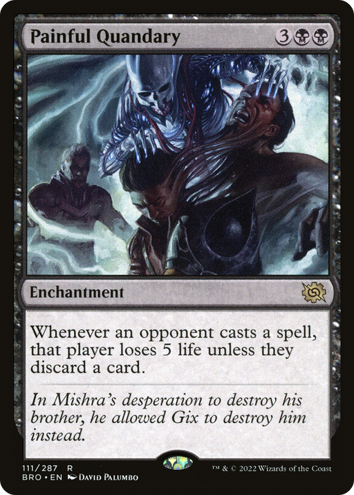 Painful Quandary (BRO-111) [The Brothers' War] MTG Single Wizards of the Coast