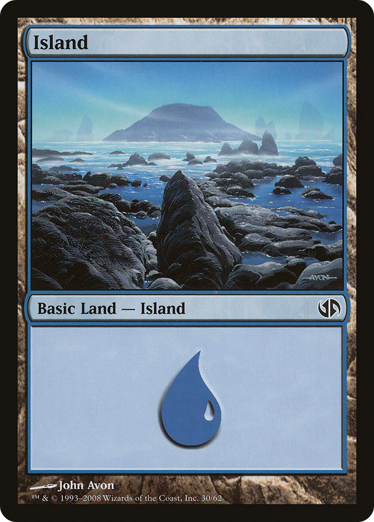 Island (DD2-030) [Misc] Duel Decks: Jace vs. Chandra MTG Single Wizards of the Coast
