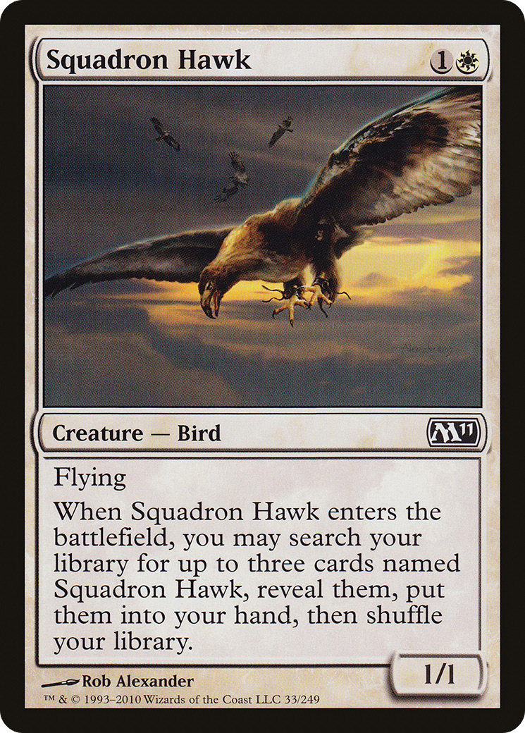 Squadron Hawk (M11-033) [Magic 2011] MTG Single Wizards of the Coast