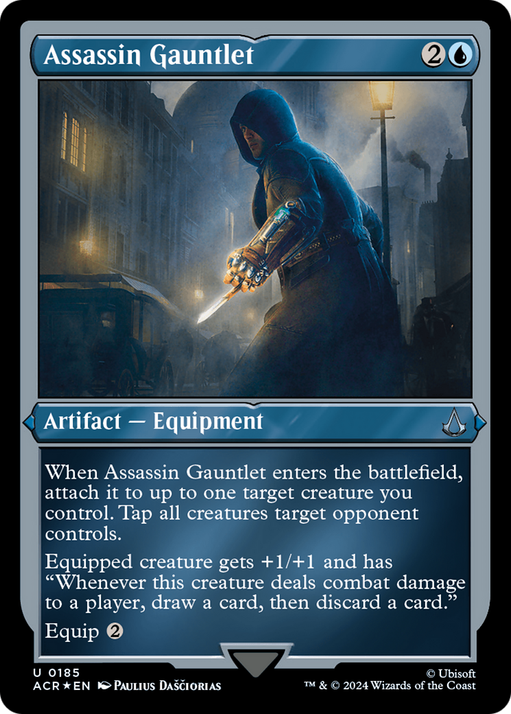 Assassin Gauntlet (ACR-185) [Assassin's Creed] Etched Foil MTG Single Wizards of the Coast