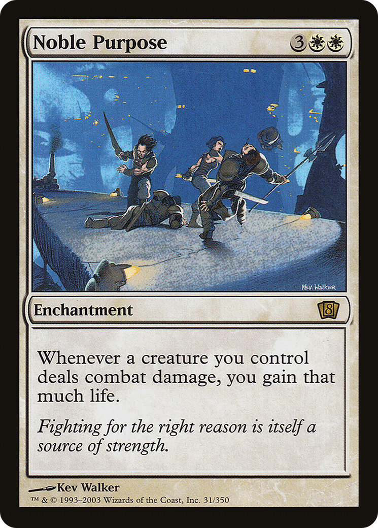 Noble Purpose (8ED-031) [8th Edition] Foil MTG Single Wizards of the Coast