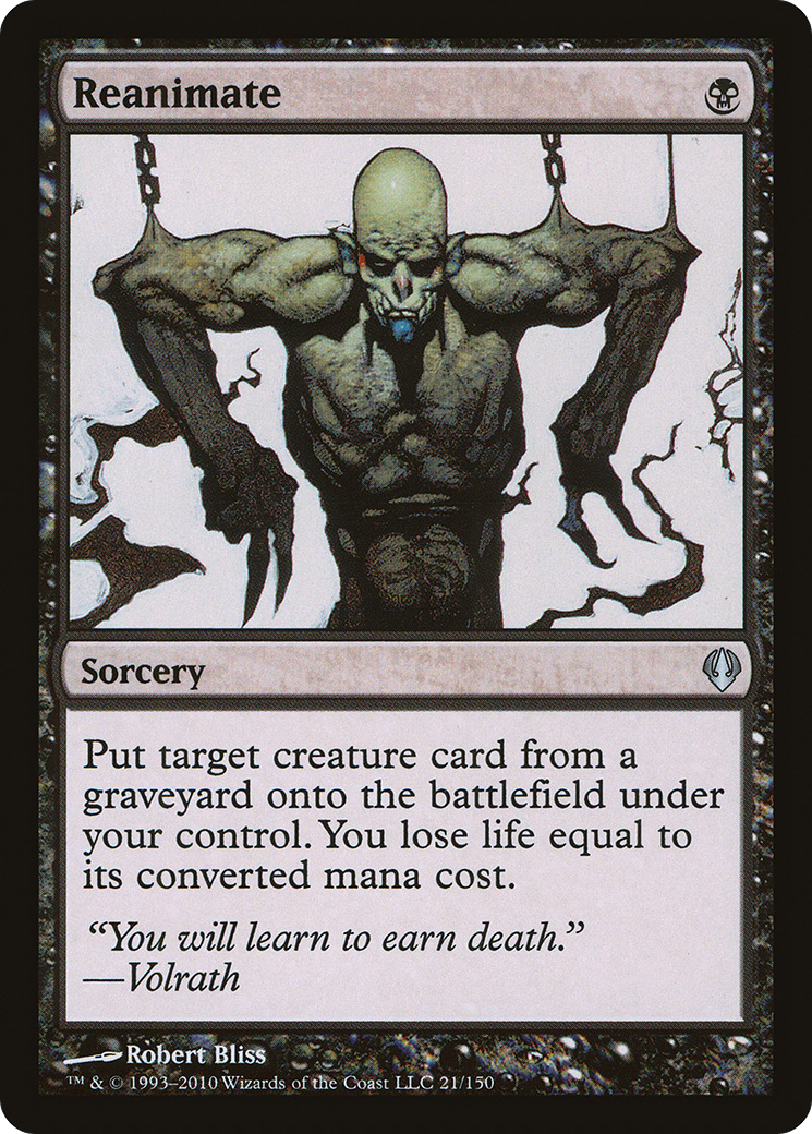 Reanimate (ARC-021) [Misc] Archenemy MTG Single Wizards of the Coast
