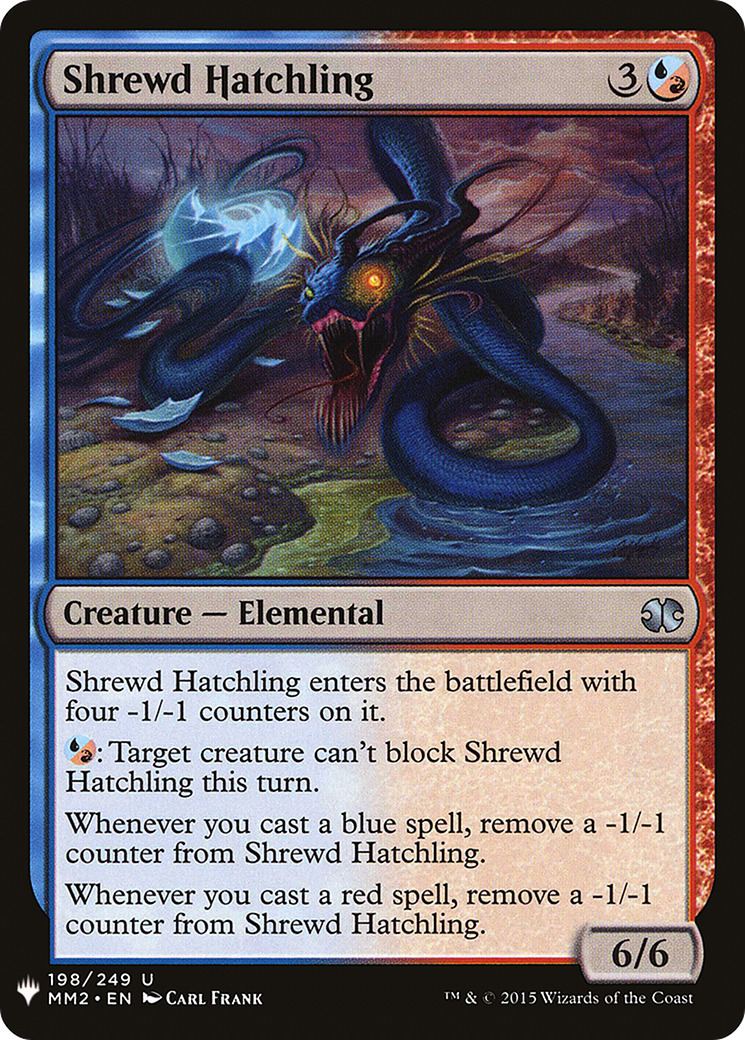 Shrewd Hatchling (LIST-MM2-198) [Mystery Booster] The List MTG Single Wizards of the Coast