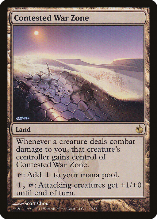 Contested War Zone (MBS-144) [Mirrodin Besieged] Foil MTG Single Wizards of the Coast