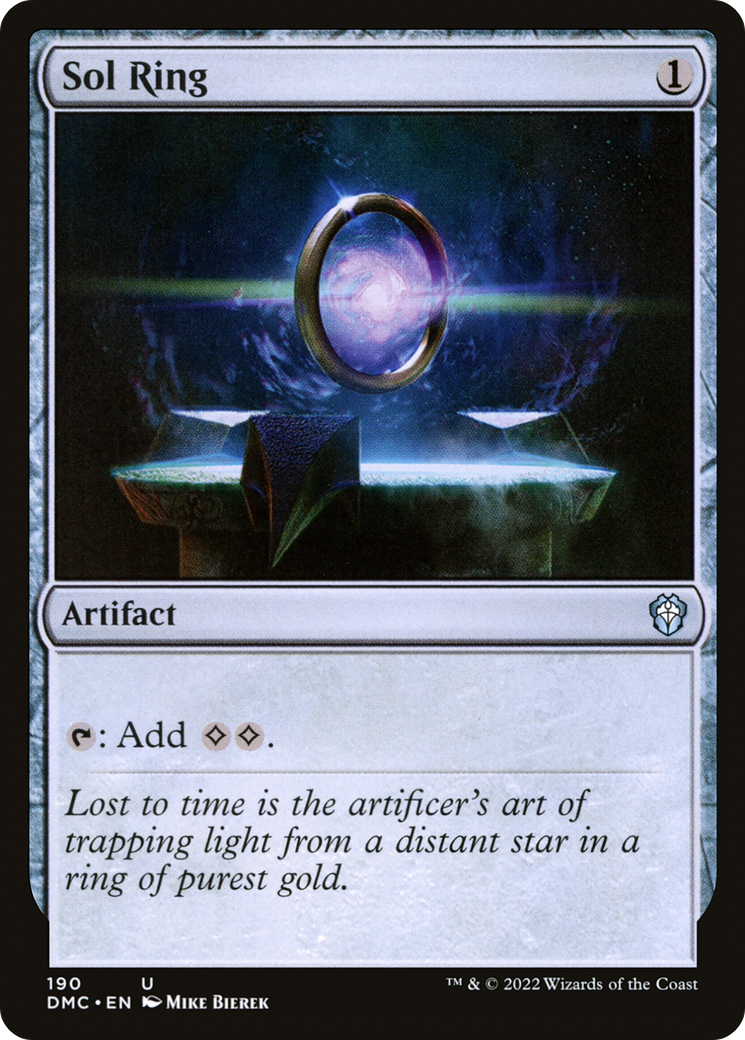Sol Ring (DMC-190) [Dominaria United Commander] MTG Single Wizards of the Coast