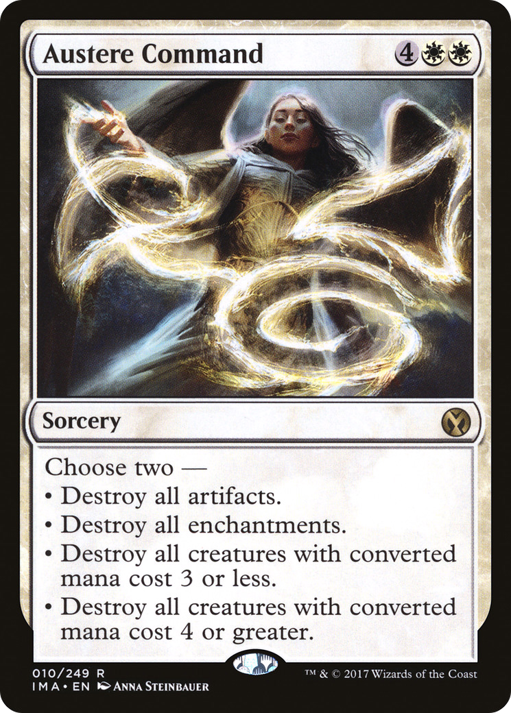 Austere Command (IMA-010) [Iconic Masters] MTG Single Wizards of the Coast
