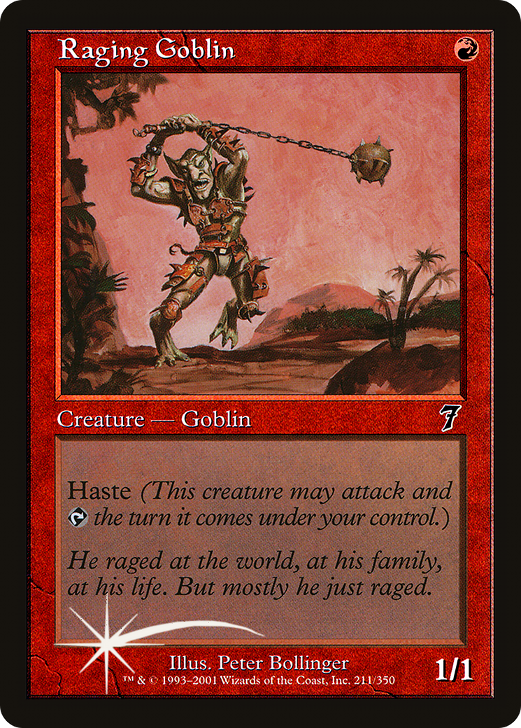 Raging Goblin (7ED-211) [7th Edition] MTG Single Wizards of the Coast
