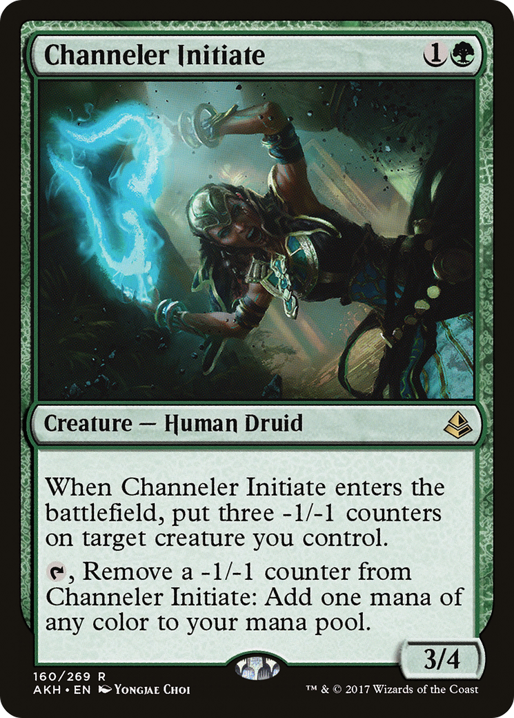 Channeler Initiate (AKH-160) [Amonkhet] MTG Single Wizards of the Coast