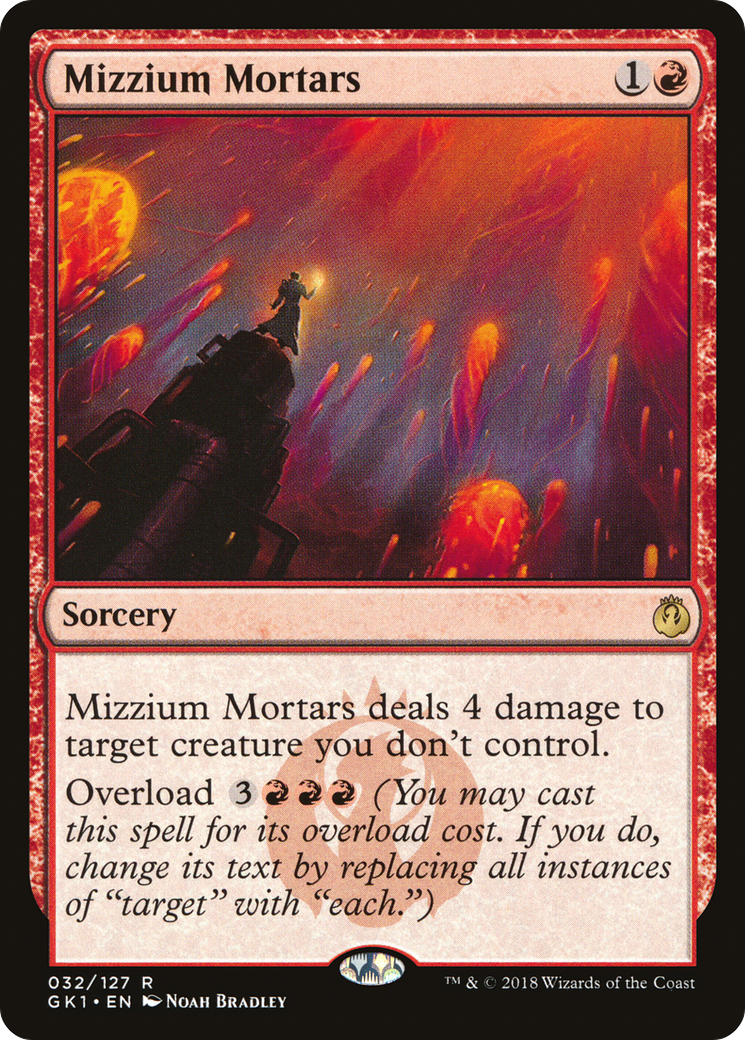 Mizzium Mortars (GR1-032) [Misc] GRN Guild Kit MTG Single Wizards of the Coast