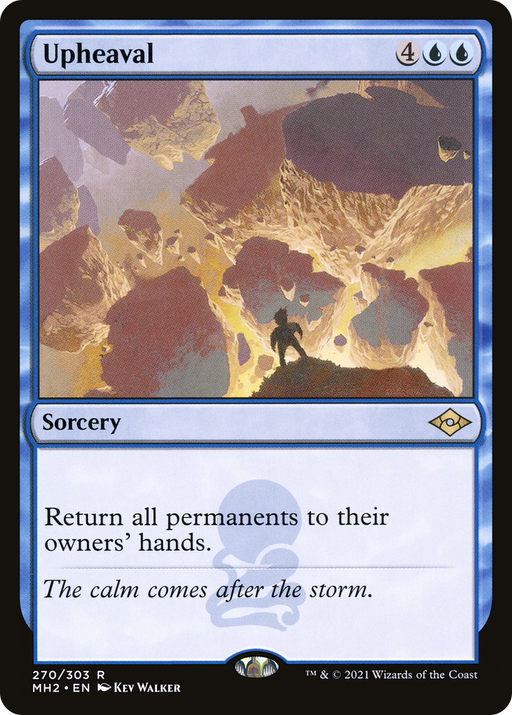 Upheaval (MH2-270) [Modern Horizons 2] Etched Foil MTG Single Wizards of the Coast