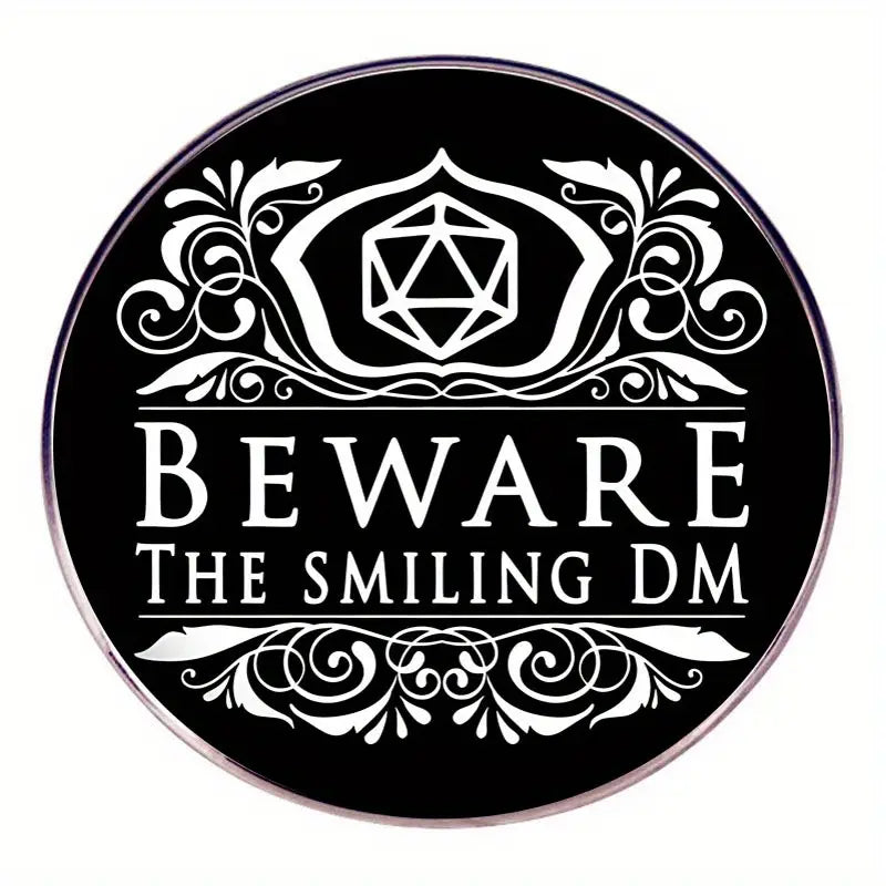Enamel Pin - "Beware the Smiling DM" Misc Taps Imports