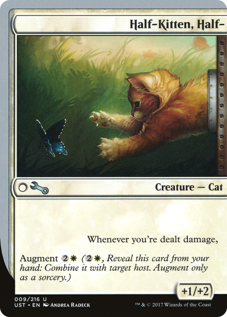 Half-Kitten, Half- (UST-009) [Unstable] Foil MTG Single Wizards of the Coast