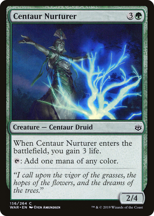 Centaur Nurturer (WAR-156) [War of the Spark] MTG Single Wizards of the Coast