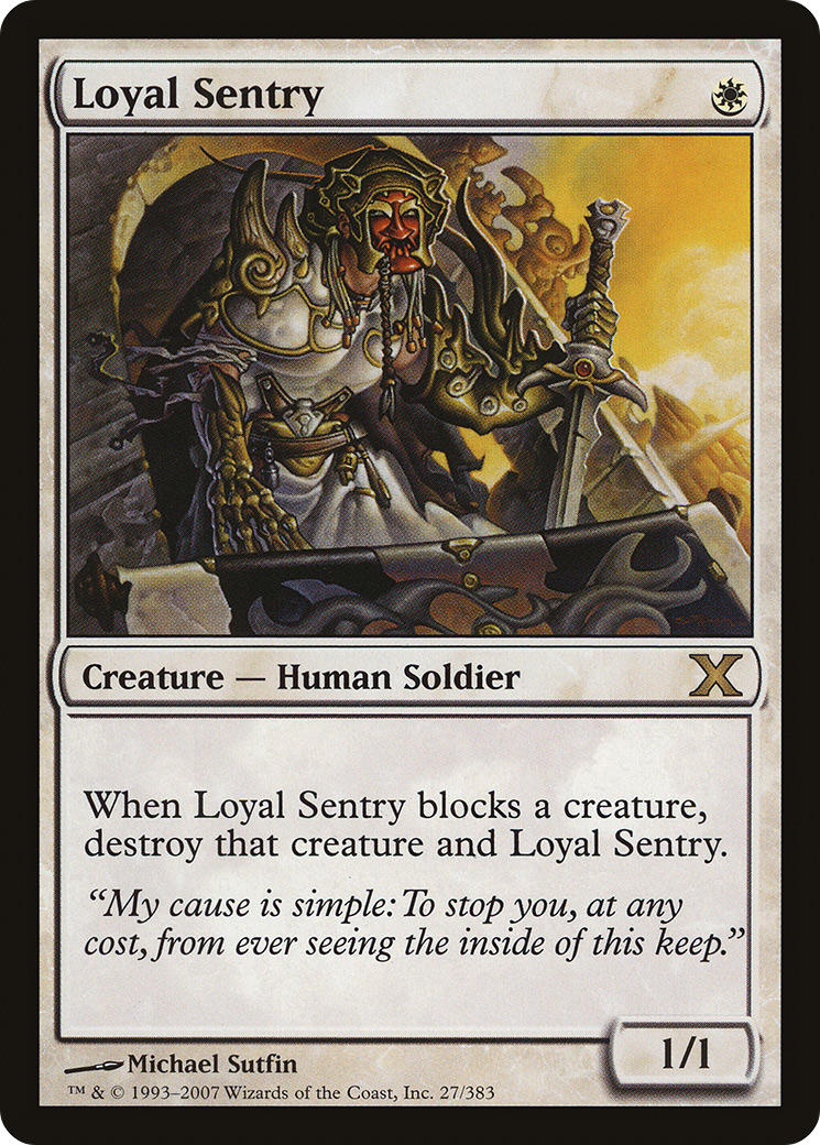 Loyal Sentry (10E-027) [Tenth Edition] MTG Single Wizards of the Coast