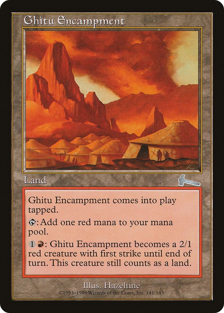 Ghitu Encampment (ULG-141) [Urza's Legacy] Foil MTG Single Wizards of the Coast