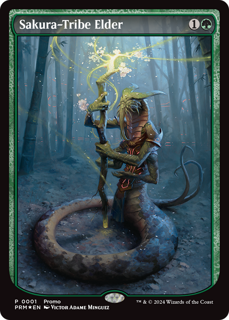 Sakura-Tribe Elder (WPN-001) [Misc] Love Your LGS 2024 Foil MTG Single Wizards of the Coast