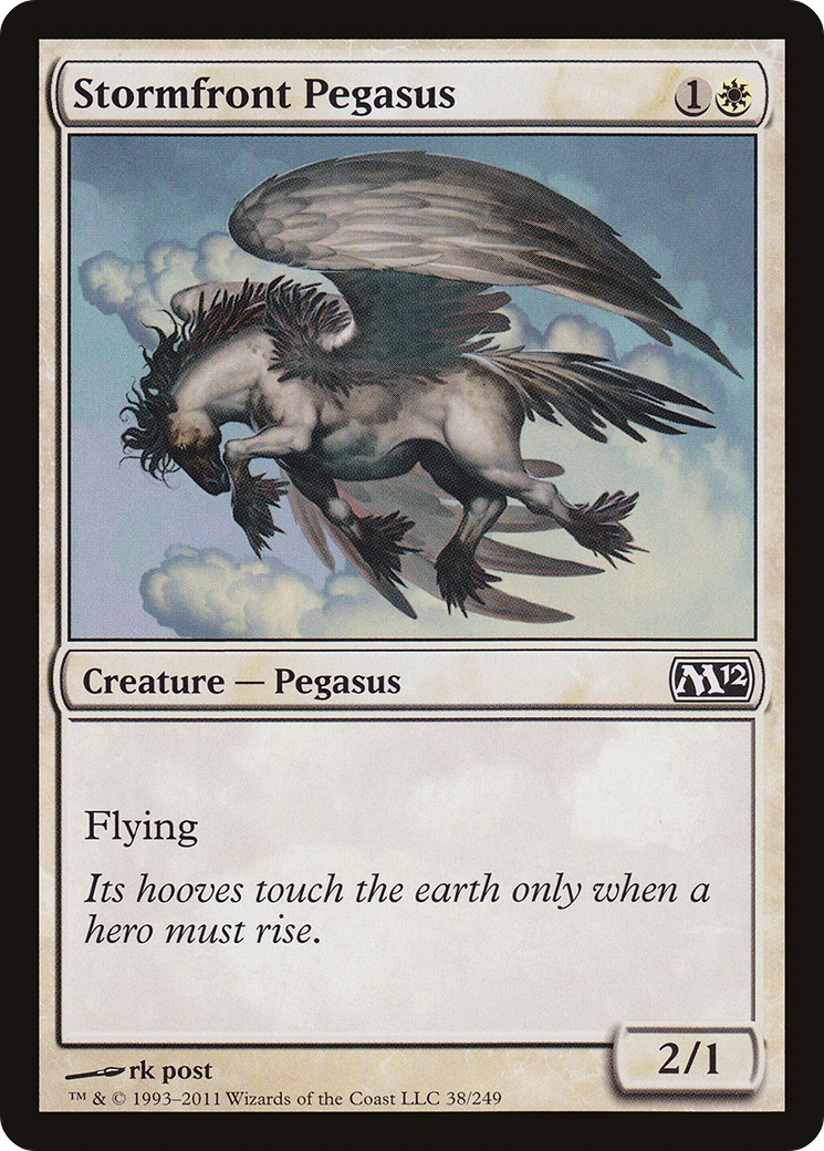 Stormfront Pegasus (M12-038) [Magic 2012] MTG Single Wizards of the Coast