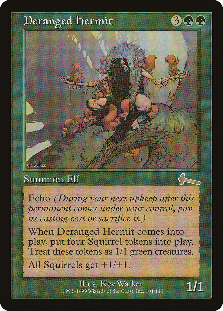 Deranged Hermit (ULG-101) [Urza's Legacy] Foil MTG Single Wizards of the Coast