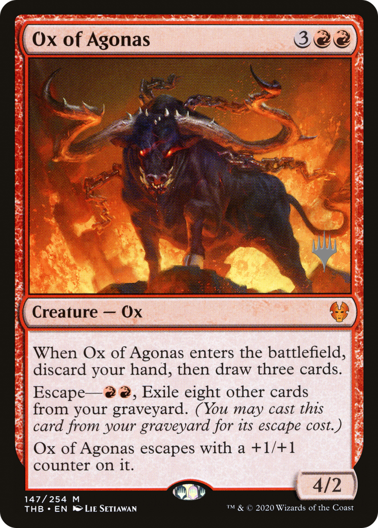 Ox of Agonas (PPTHB-147) [Theros Beyond Death Promos] MTG Single Wizards of the Coast
