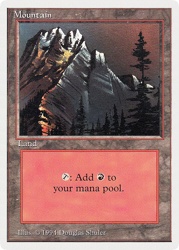 Mountain (SUM-301) [Misc] Summer Magic / Edgar MTG Single Wizards of the Coast