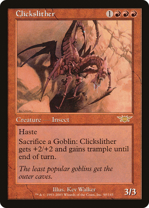 Clickslither (LGN-090) [Legions] MTG Single Wizards of the Coast