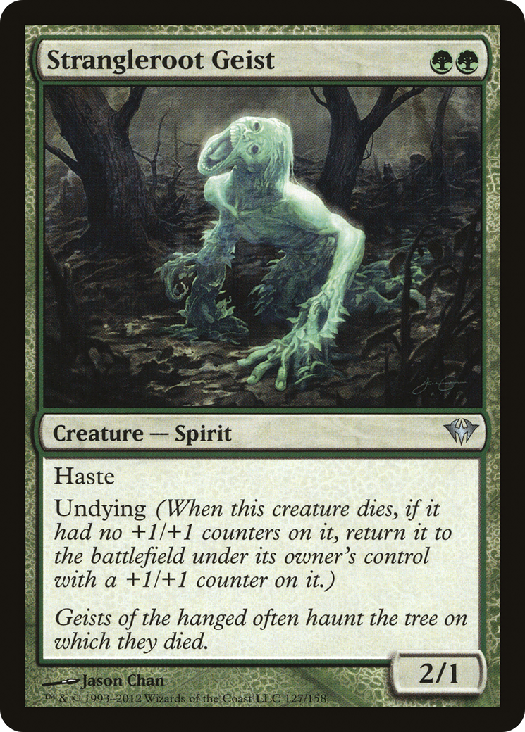 Strangleroot Geist (DKA-127) [Dark Ascension] Foil MTG Single Wizards of the Coast