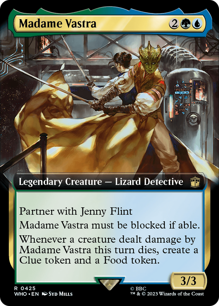 Madame Vastra (WHO-425) [Doctor Who] (Extended Art) Foil MTG Single Wizards of the Coast