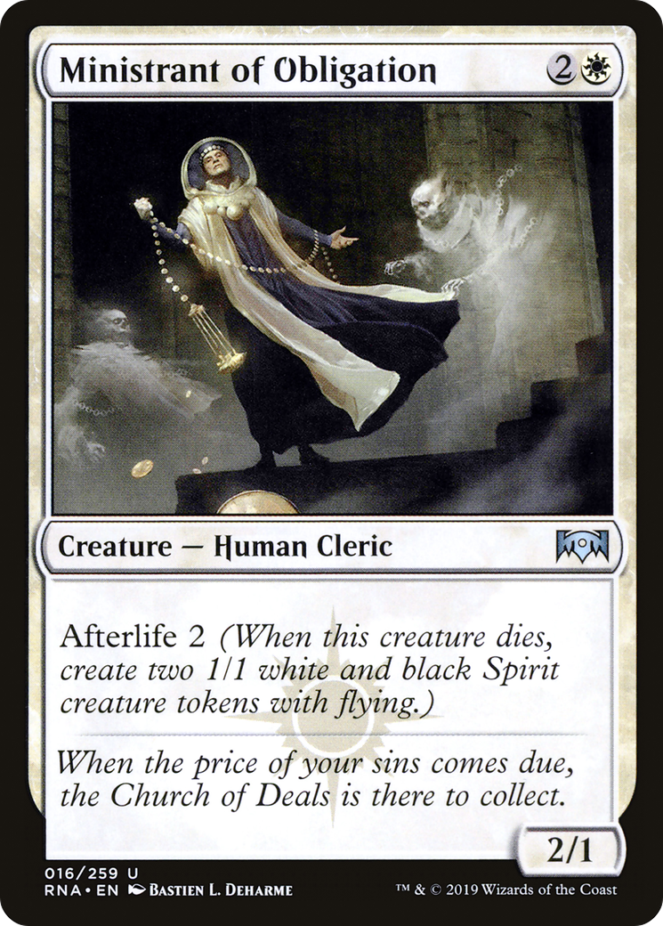 Ministrant of Obligation (RNA-016) [Ravnica Allegiance] Foil MTG Single Wizards of the Coast