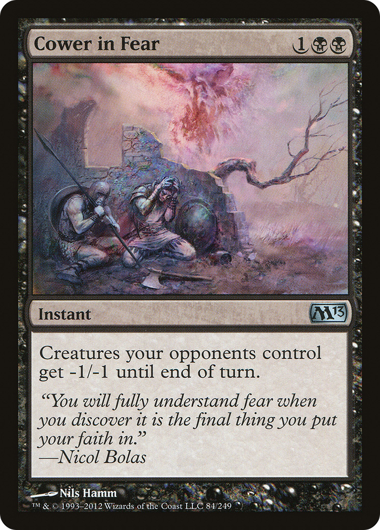Cower in Fear (M13-084) [Magic 2013] MTG Single Wizards of the Coast