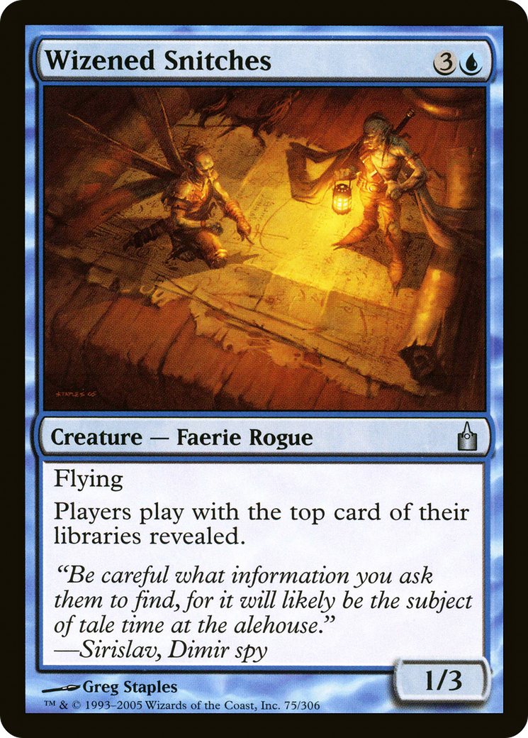 Wizened Snitches (RAV-075) [Ravnica: City of Guilds] Foil MTG Single Wizards of the Coast