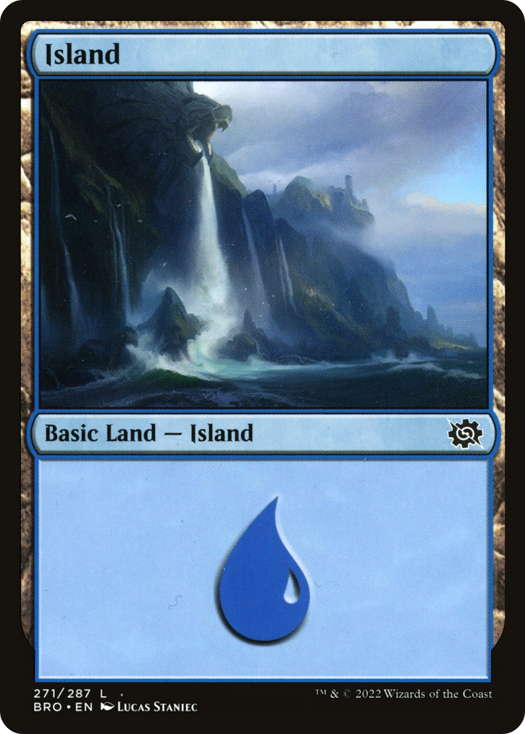 Island (BRO-271) [The Brothers' War] MTG Single Wizards of the Coast