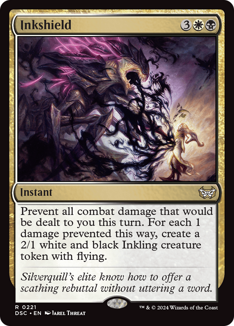 Inkshield (DSC-221) [Duskmourn: House of Horror Commander] MTG Single Wizards of the Coast