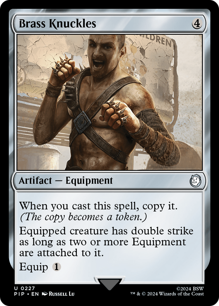 Brass Knuckles (PIP-227) [Fallout] Foil MTG Single Wizards of the Coast