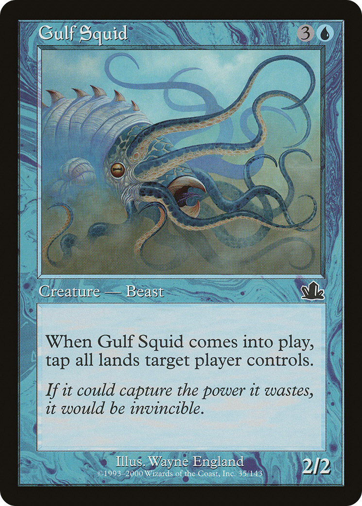 Gulf Squid (PCY-035) [Prophecy] MTG Single Wizards of the Coast