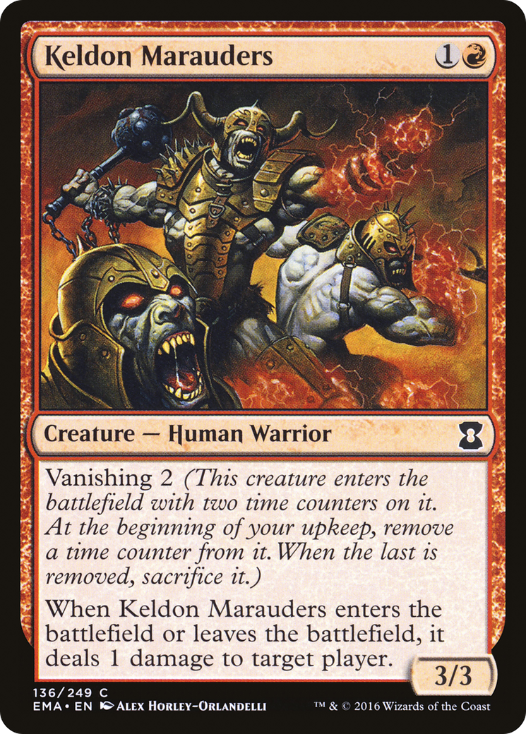 Keldon Marauders (EMA-136) [Eternal Masters] MTG Single Wizards of the Coast