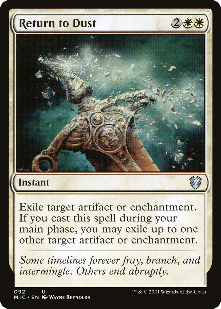 Return to Dust (MIC-092) [Midnight Hunt Commander] MTG Single Wizards of the Coast