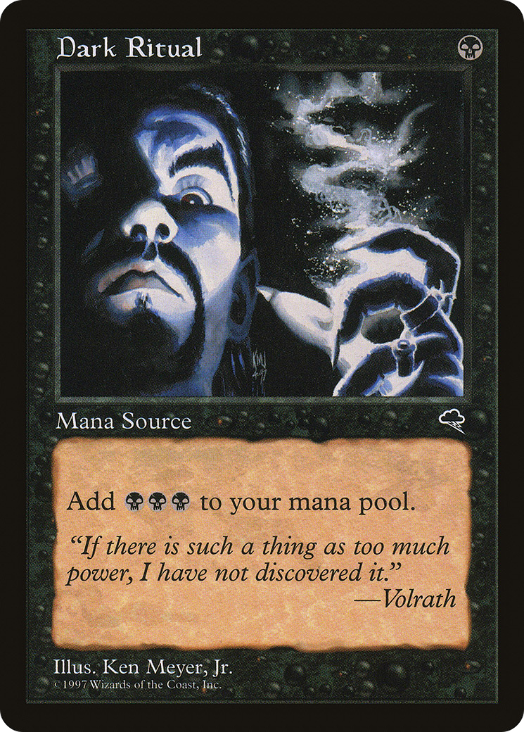 Dark Ritual (TMP-118) [Tempest] MTG Single Wizards of the Coast