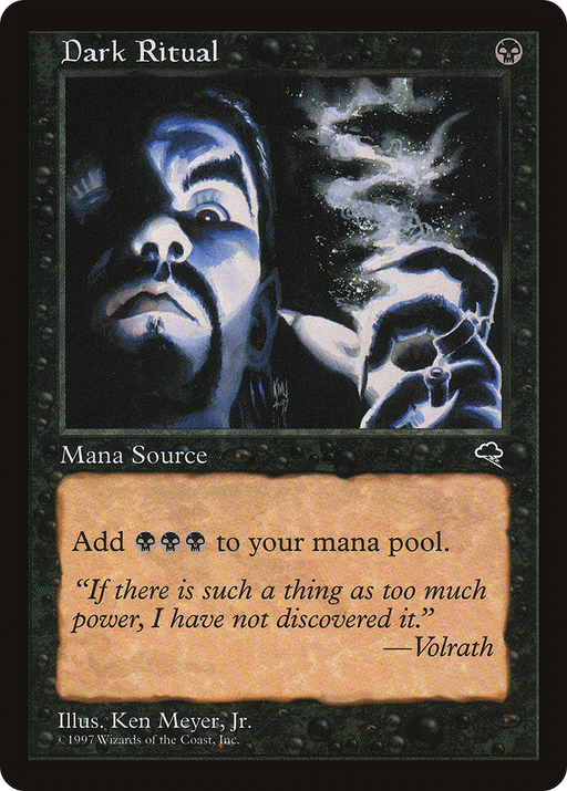 Dark Ritual (TMP-118) [Tempest] MTG Single Wizards of the Coast