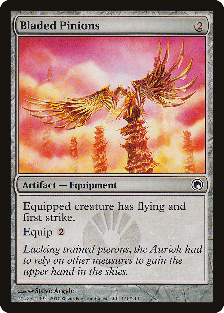 Bladed Pinions (SOM-140) [Scars of Mirrodin] MTG Single Wizards of the Coast