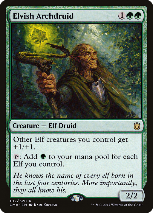 Elvish Archdruid (CMA-102) [Commander Anthology] MTG Single Wizards of the Coast
